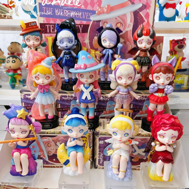 Миниатюрная экшн-Фигурка миниатюрные оборотни из ПВХ