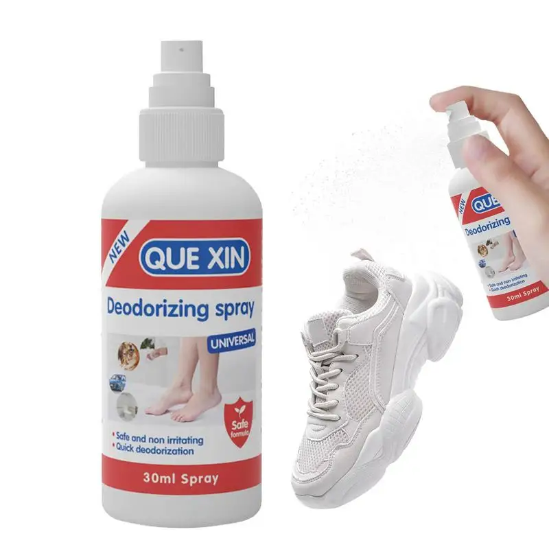 

Shoe Deodorizer Spray 30ml Safe Smell Remover Shoe Deodorizer Spray Long-Lasting Athletes Foot Spray Effective Freshener Spray