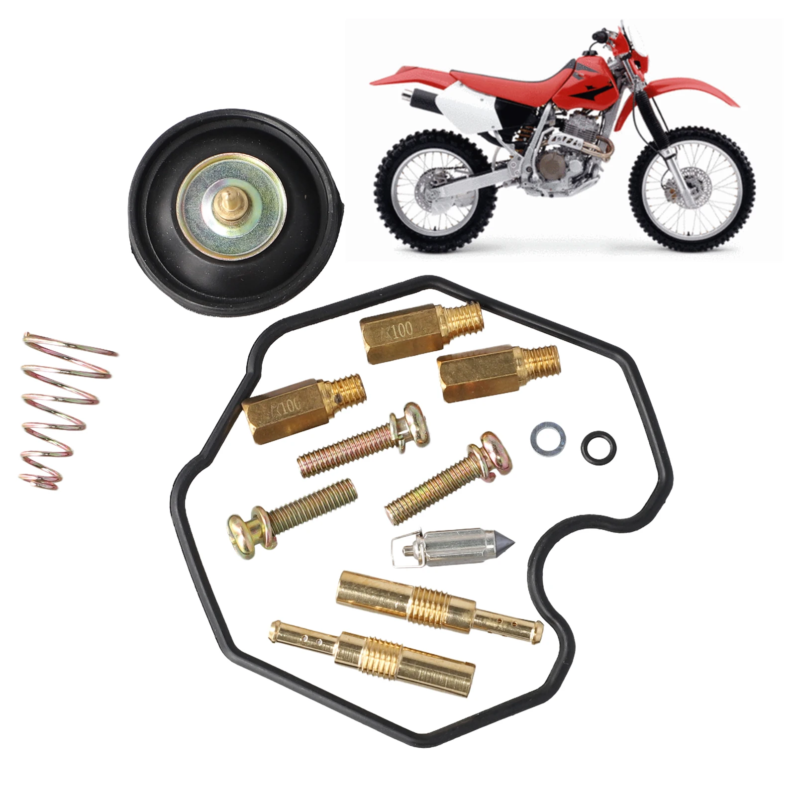 Профессиональный класс для Honda XR400R 1998 2004 комплект ремонта карбюратора простая