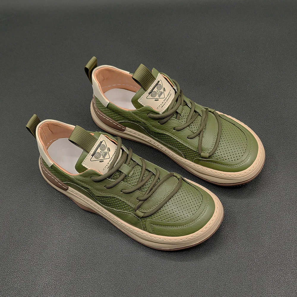 

Men's shoes Spring/Summer hollow out breathable shoes Round toe casual European station Men's casual shoes