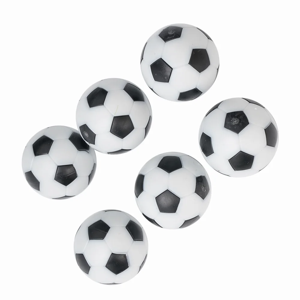 

6pcs Table Balls 32mm 36mm Mini Foosball Kicker Spare Soccer Indoor Games Fussball Flexible Trained Relaxed Kids Child Children