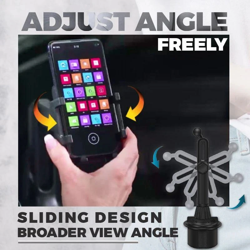 Автомобильный держатель для телефона поворотный Регулируемый универсальный