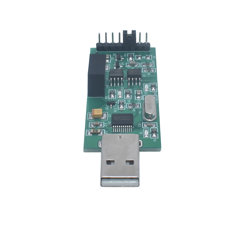 Изоляция USB к TTL Последовательный источник питания оптопары 3 В 5 Выход Модуль CH340
