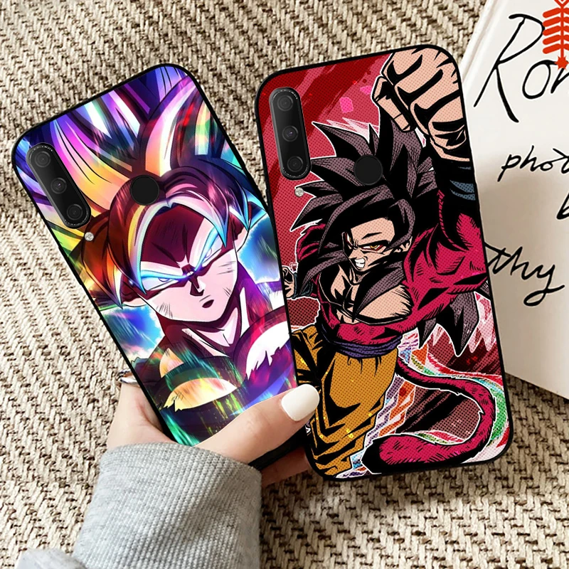 

Japan Anime Dragon Ball Goku For Huawei Honor 9X 8X Pro For Honor 10X Lite Phone Case Black TPU Back Funda Soft Liquid Silicon