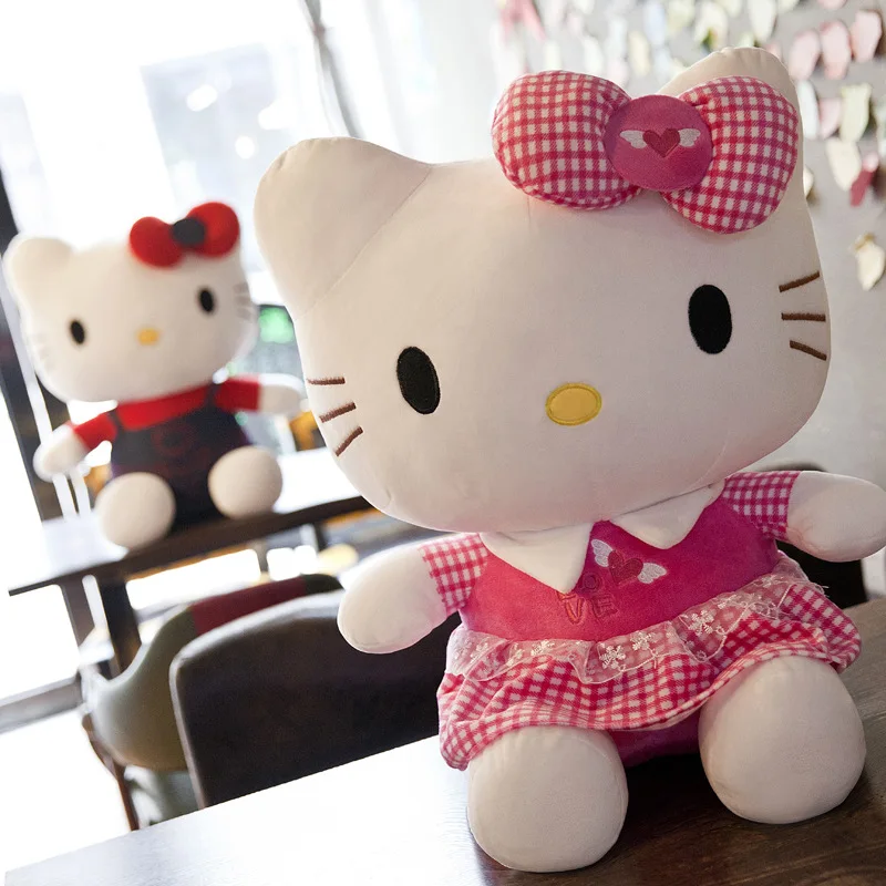 Милые плюшевые аниме игрушки Hello Kitty Sanrio 30 см милые куклы детские девочка Ragdoll