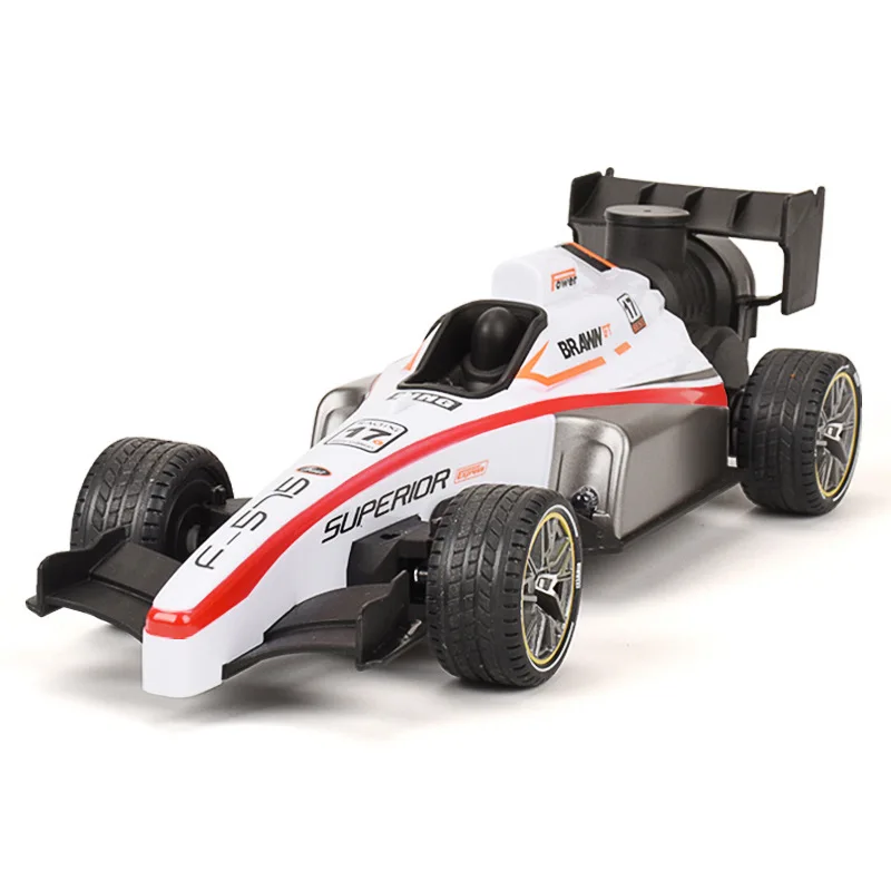4WD Wireless Remote Control Racing Car F1 Formula RC Toys High Speed Double Driver Motor Spray Stunt Drift Car for Children
