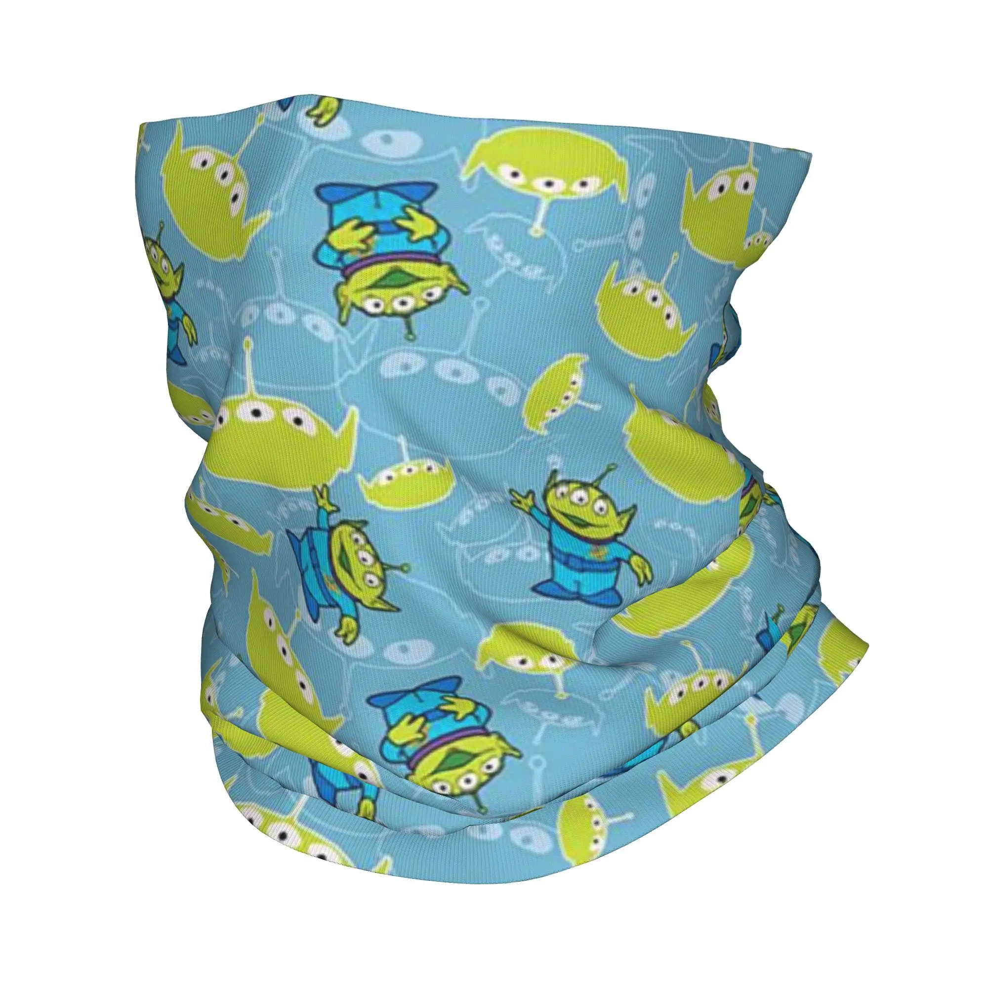 Зимняя повязка на голову История игрушек зеленые инопланетяни теплая для мужчин