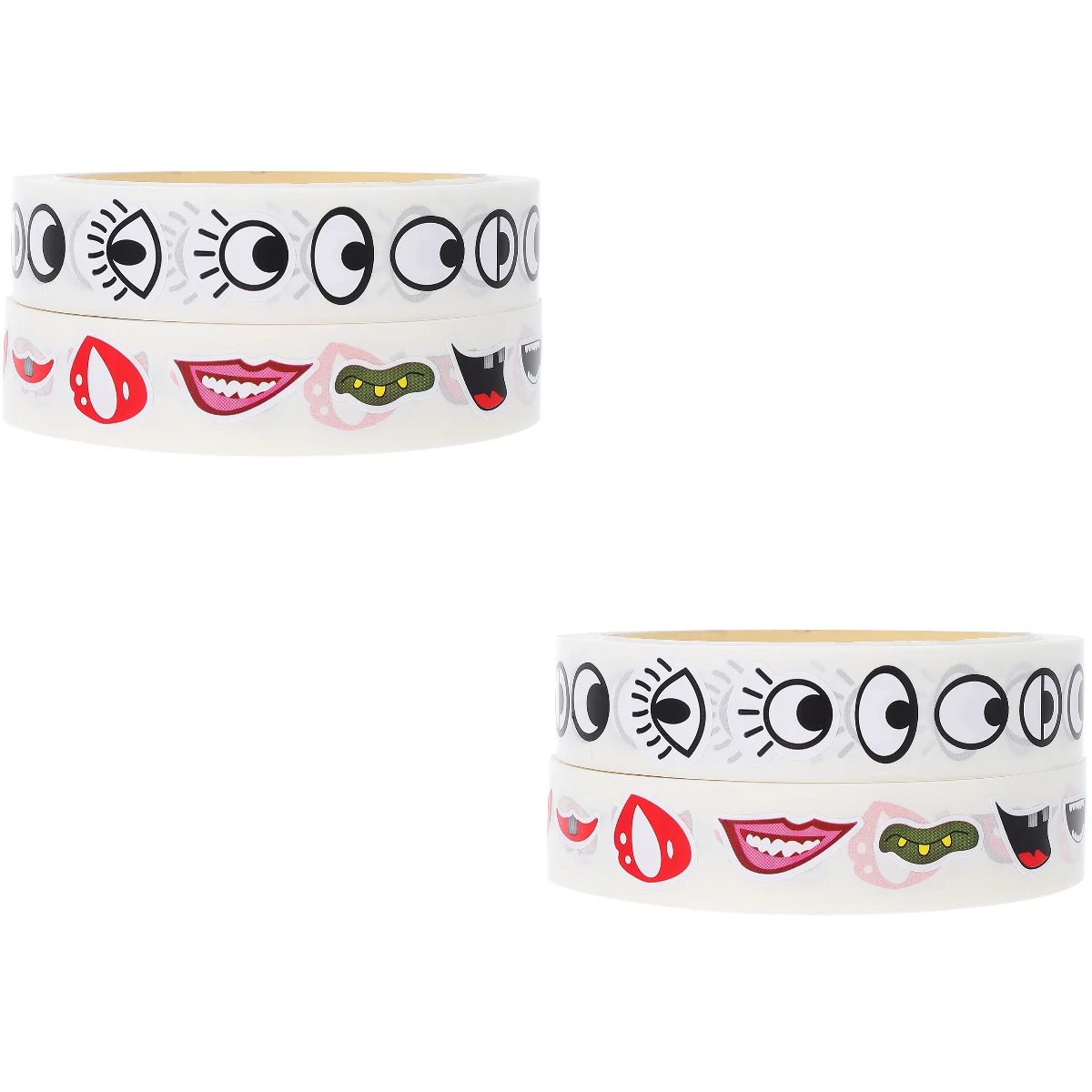 

Sticker Stickers Face Eyes Mouth Make Eye Decals A Cute Stationery Adhesive Self Sheet Notebook Novelty Nose Scrapbook Mustache