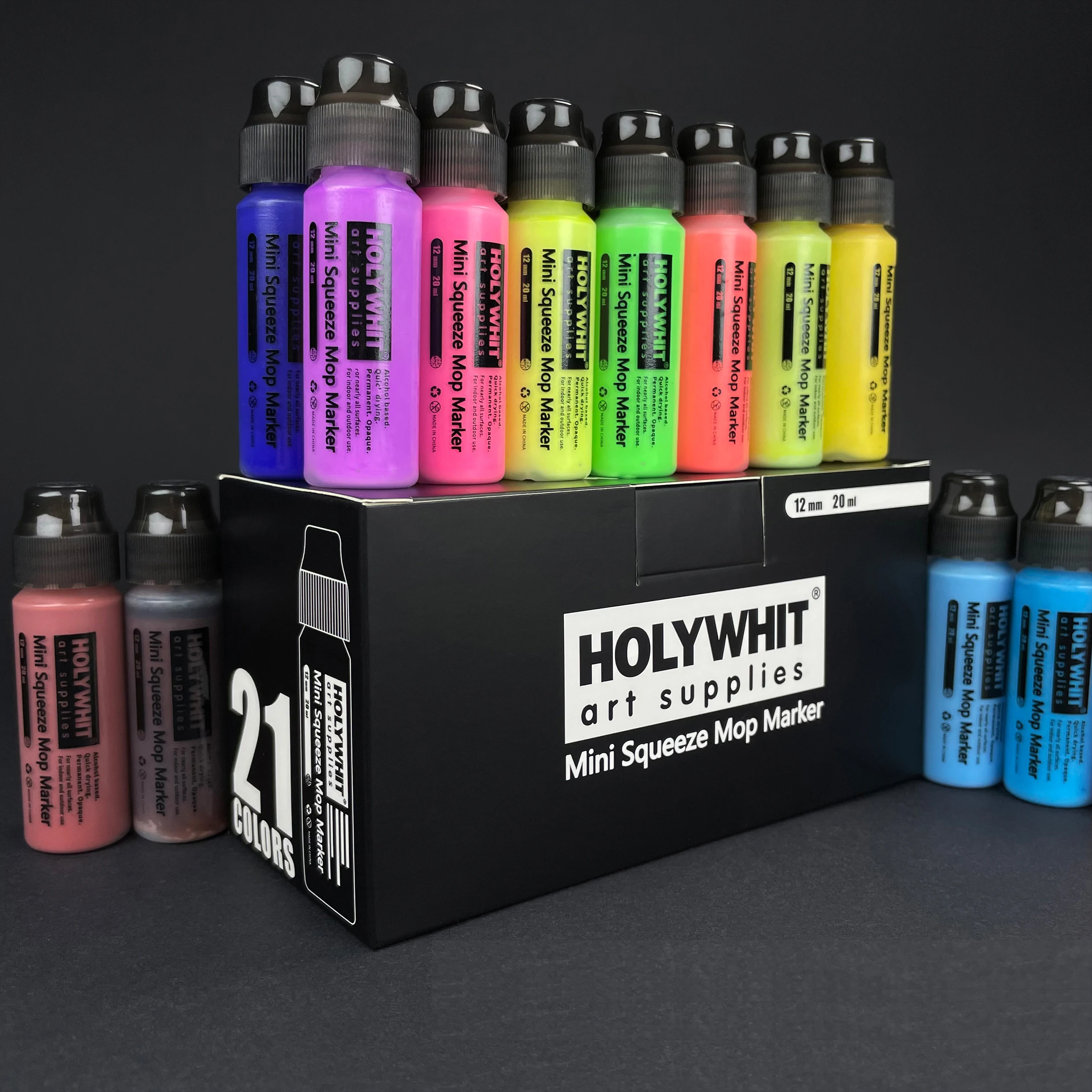 

28 Colors Graffiti Flowing Pen Paint Highlighter Signature Pen 12mm/20ml Waterproof Marker Pen Repeated Use Of Ink