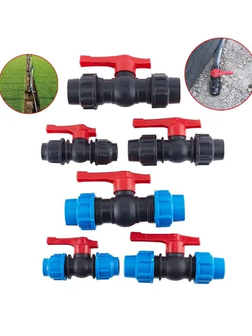 20/25/32 мм быстроразъемный соединитель для водопроводной трубы, ПЭ трубчатые шаровые краны, аксессуары