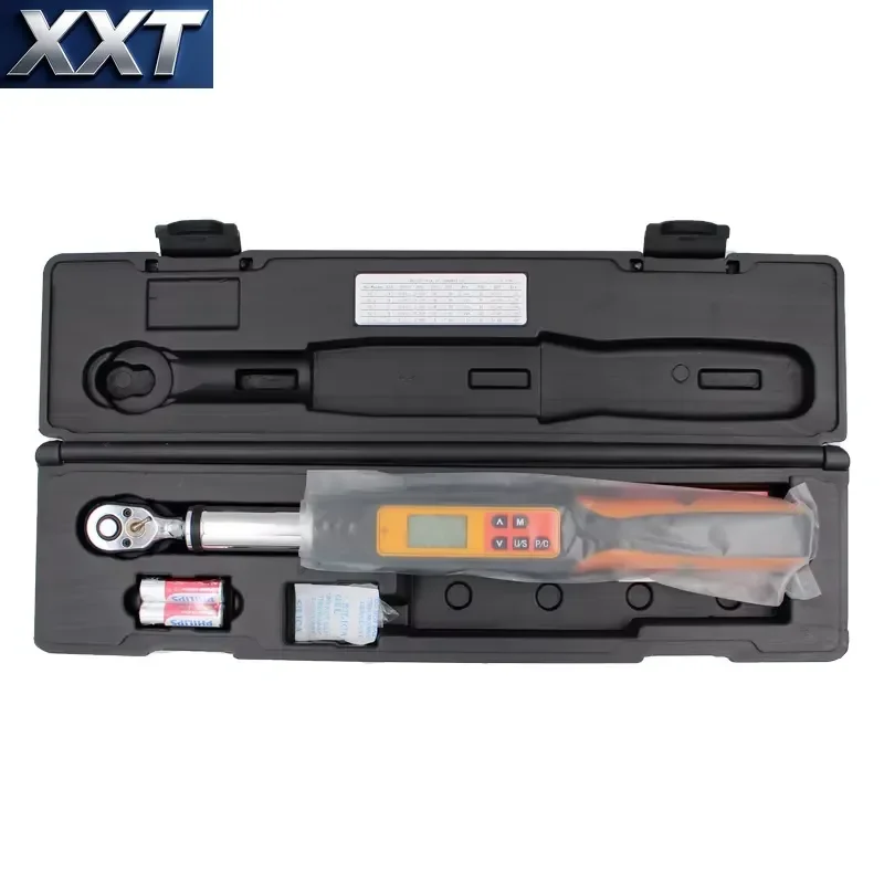 Фото Цифровой динамометрический ключ XXT 200 Нм 1/2 дюйма, метрический, с Bluetooth, промышленный класс, из хромованадиевой стали, OEM №4