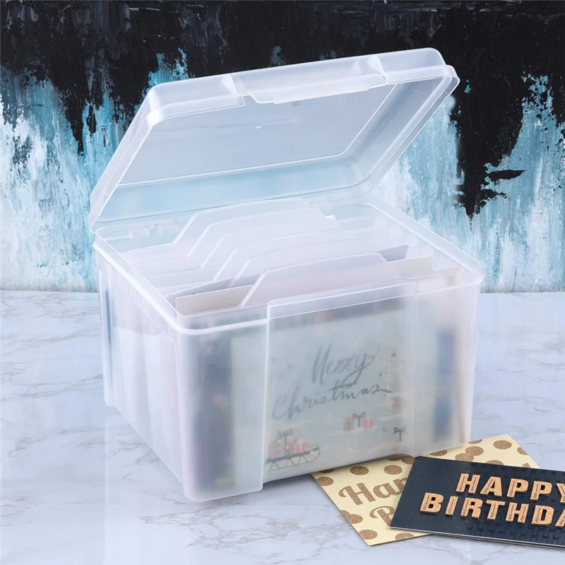 Органайзер для поздравительных открыток и ящик хранения с 6 регулируемыми