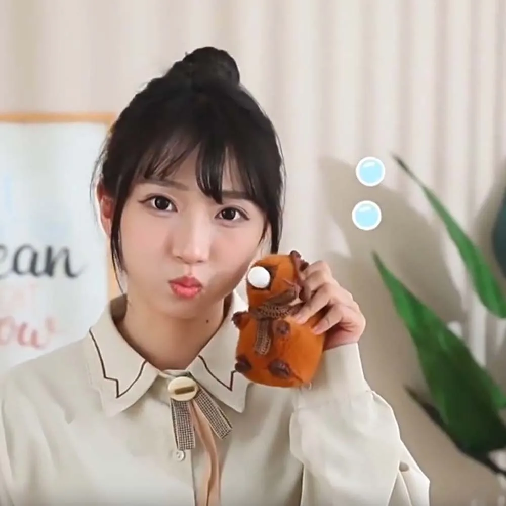 Симпатичный хлопковый брелок для ключей из капибары расслабляющий пресс