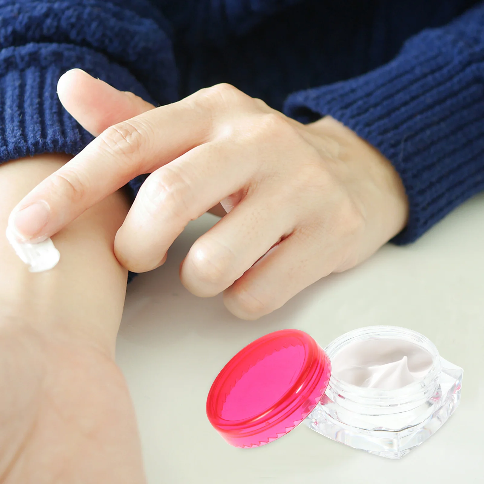 

Eye Shadow Box Facial Cream Jar Lotions Container Body Butter Dispenser Containers Lids Empty