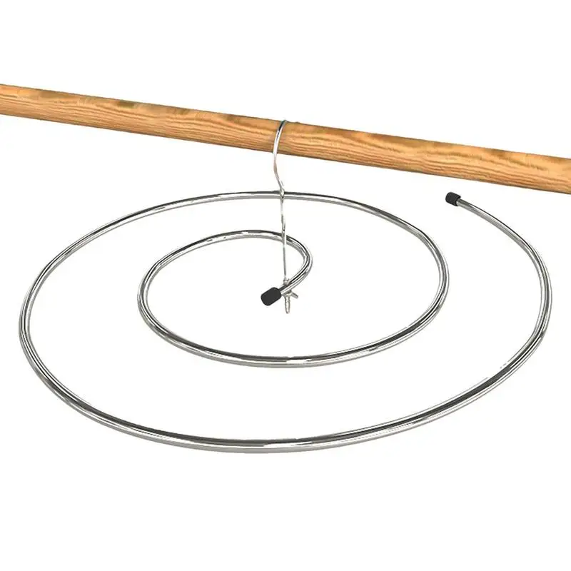 

Spiral Clothes Drying Rack Round Stainless Steel Bed Sheet Laundry Rack Home Drying Hanger Bath Towel Coverlet Blankets Clothes