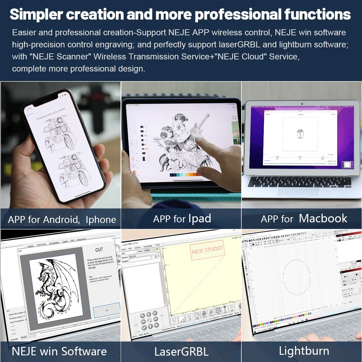 Резак для бумаги NEJE Master 2s