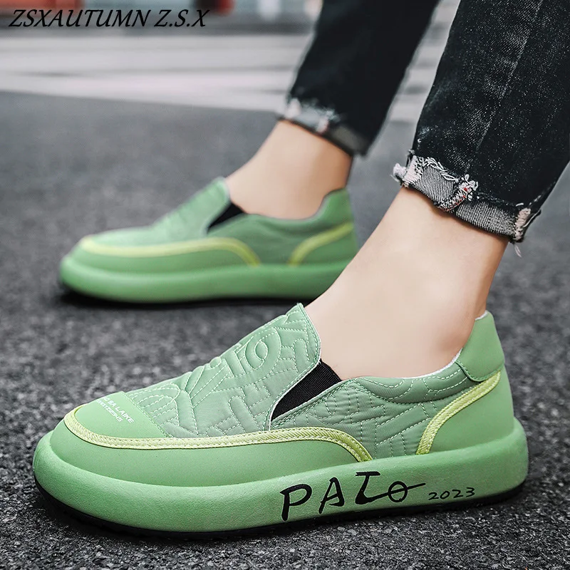 

Spring Summer Men's Canvas Shoes Light Breathable Men's Slip-on Outdoor Flat Shoes Men Casual Fashion Loafers