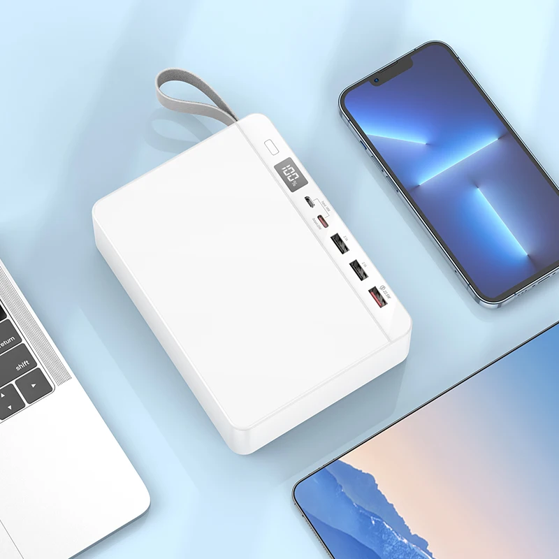 Najtaniej HOCO Power Bank 75000mAh 22.5W PD Szybkie ładowanie Poverbank Telefon Komórkowy Zewnętrzna ładowarka Powerbank Dla Iphone 14 13 12 11