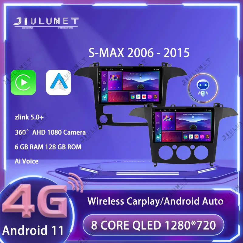 

Автомагнитола JIULUNET для Toyota Avensis 3 2008-2015, автомагнитола с голосовым ии, мультимедийным видеоплеером, навигацией, GPS, 2din, Android, авто