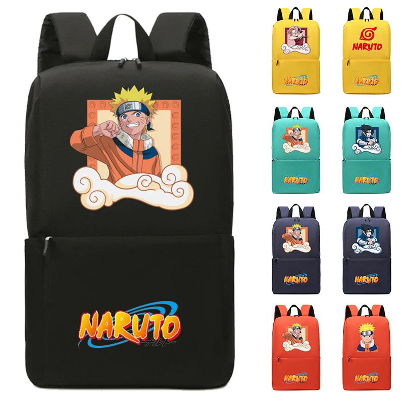 

Anime Naruto Schoolbag Boys Girls Rucksack for Teen Backpack Student Men Women Leisure Usb Travel Bags Back To School Backpack