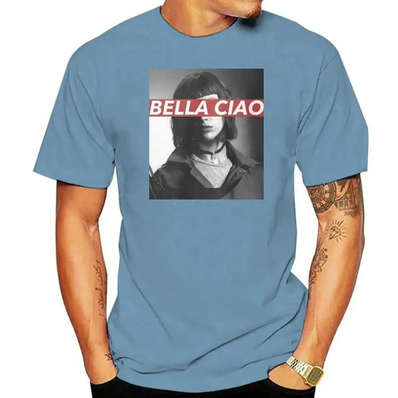 

NEW Bella Ciao T-Shirt Mens White LOGO MEN WOMEN T-SHIRTS S-5XL