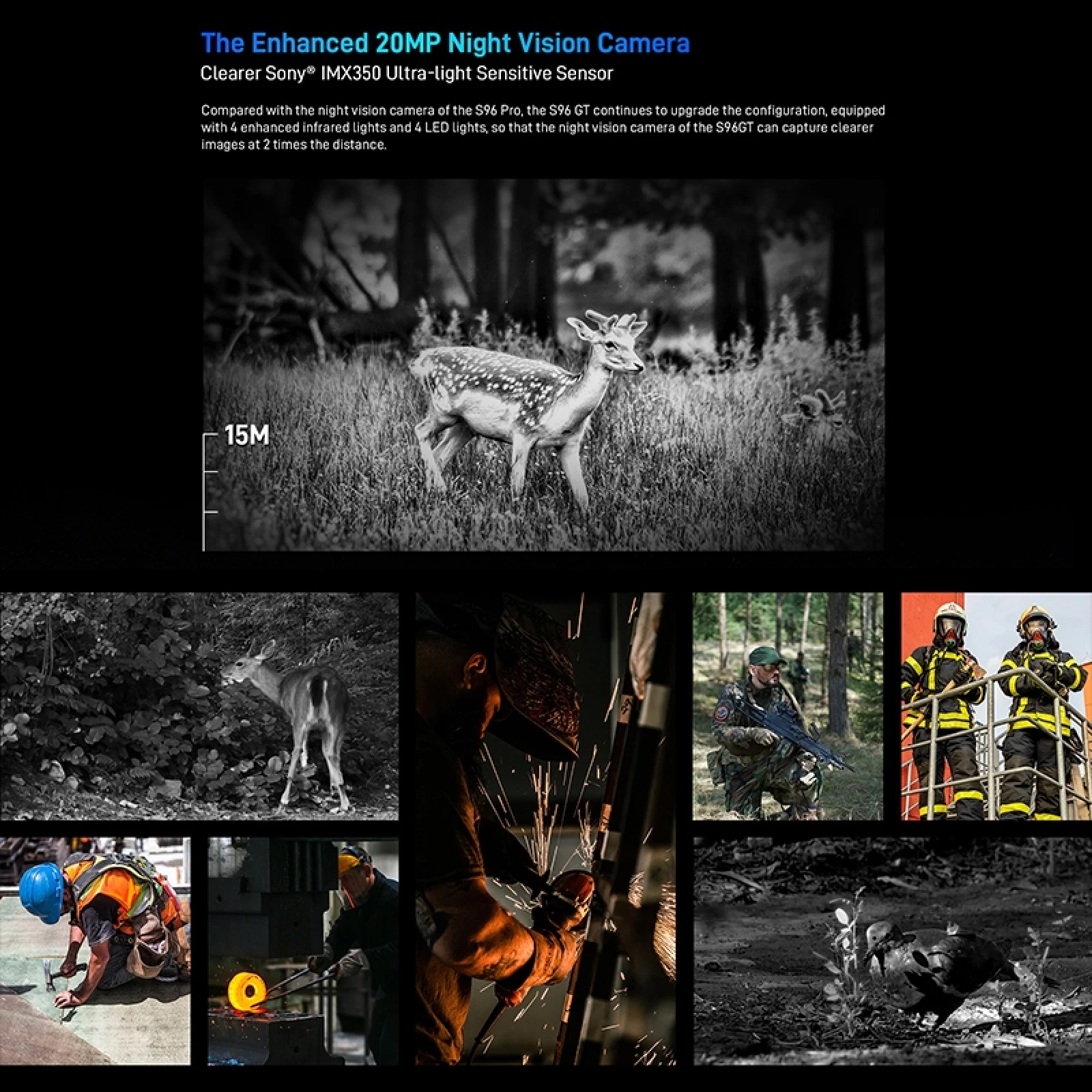 DOOGEE S96 GT IP68 Rugged Cellphone Octa Core Helio G95 Mobile Phone 6.22