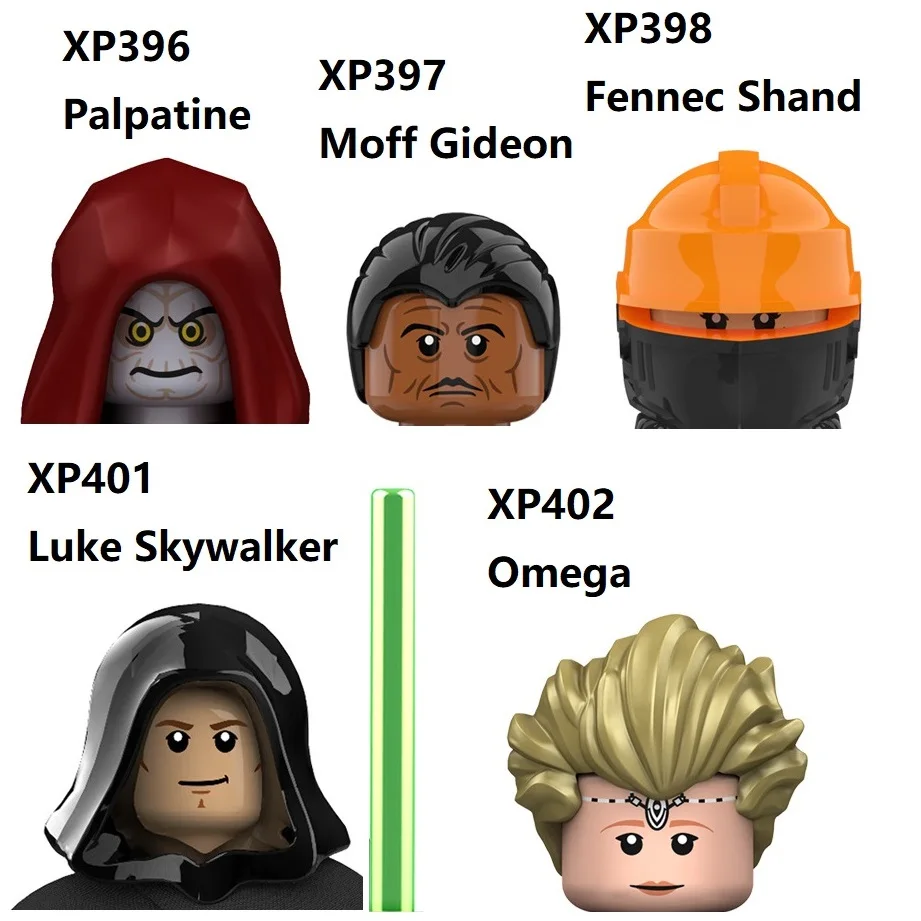 KT1052 Темный солдат Боба Фетт феннек шэнд муфф Гидеон Палпатин Омега Люк Скайуокер