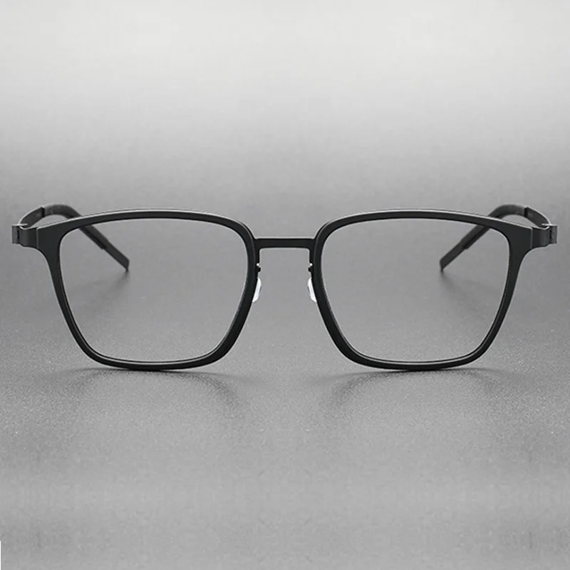 Denmark Brand Titanium Glasses Frame Men Women Square Screwless 9749 Myopia Optical Eyewear Prescription Eyeglasses 2023 Design |