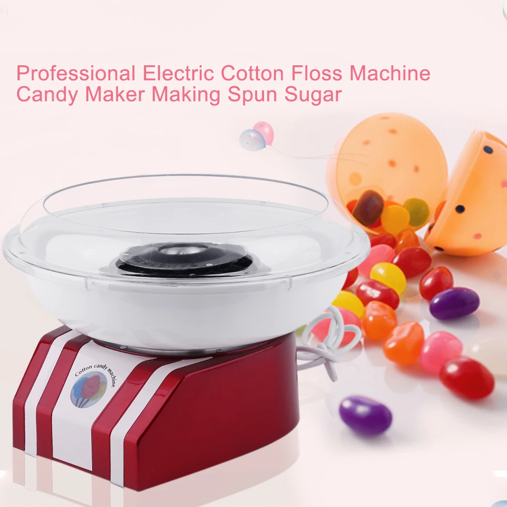 

Professional Electric Cotton Floss Machine Candy Maker Making Electric Sweet Sugar Gourmet Home For Kids Gift