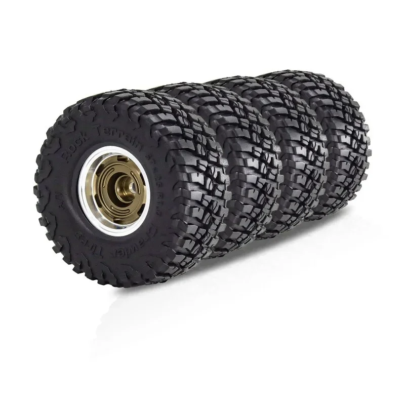 4 шт. 57 мм 1 0 дюйма набор металлических шин с бисером для 1/18 1/24 RC гусеничного