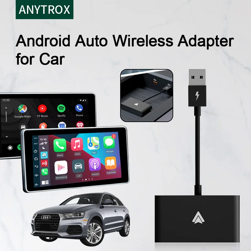 Android Auto Wireless Adapter/Dongle Android Wired to Wireless Adapter Converter for OEM Factory Wireless Car Adapter