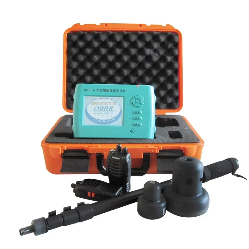 Цифровой толщиномер с неметаллической пластиной бетона