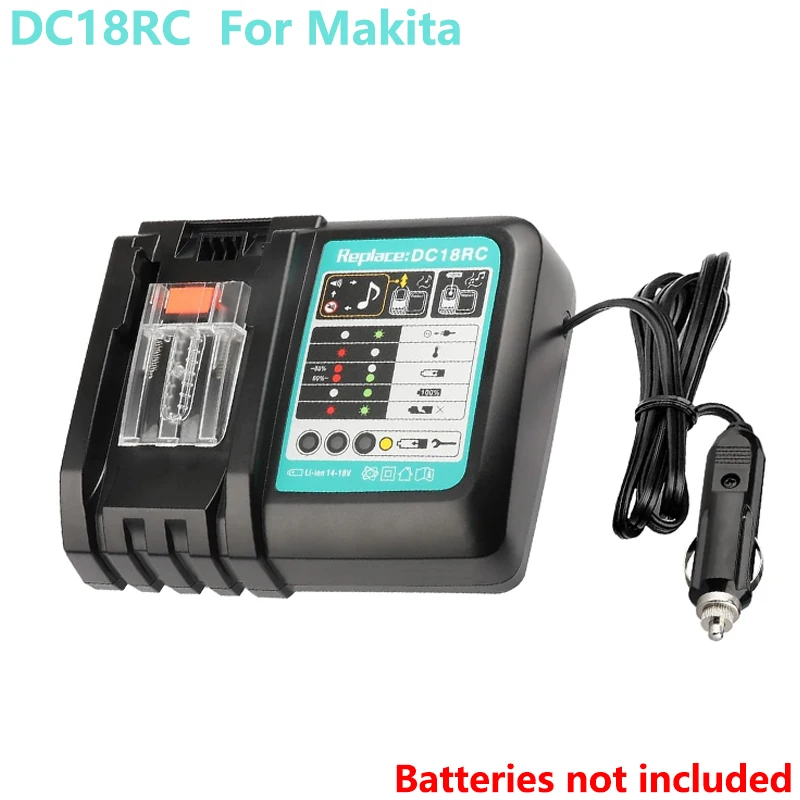 

Мини-автомобильное зарядное устройство для Dewalt/Makita/Milwaukee18V, аккумулятор, вилка прикуривателя, автомобильное зарядное устройство, портативная быстрая зарядка