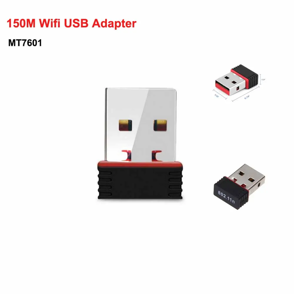 

150M Portable External Wifi Transmitter Wireless Card Mini WIFI USB Adapter MT7601 for Satellite Receiver PC