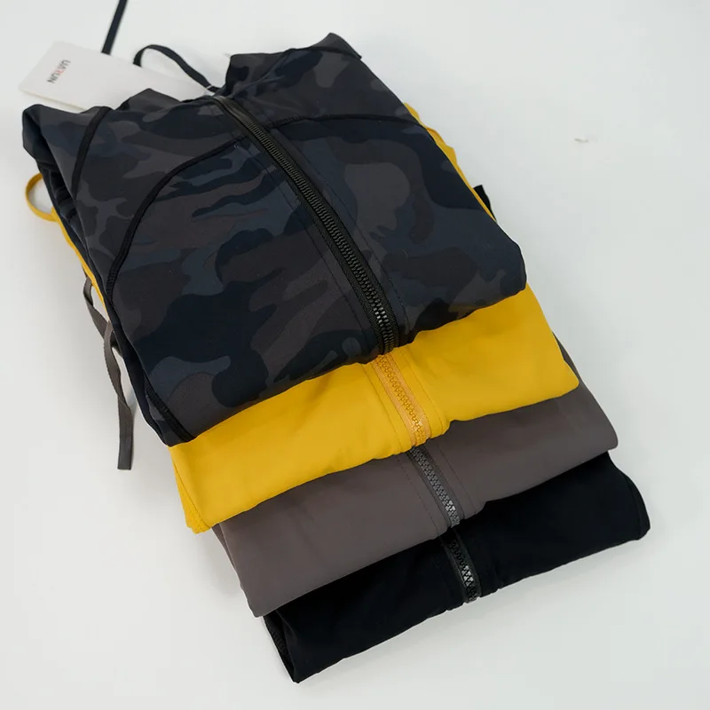 Lulu Women Long Sleeve Hooded Define Jacket Yoga Sports Coat Fleece Sweater Zipper Gymnasium Fast-drying Running Pockets Blouse