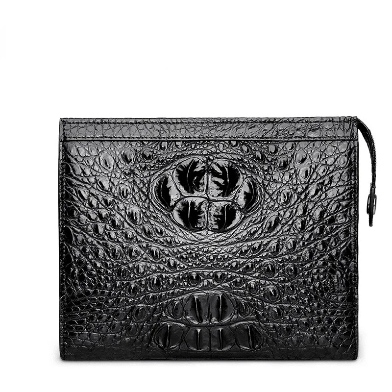 

Men's Luxury Leather Business Large Capacity Envelope Handbag High Quality Clip Laptop Bag Cozy Casual Clutch Men Messenger Bags