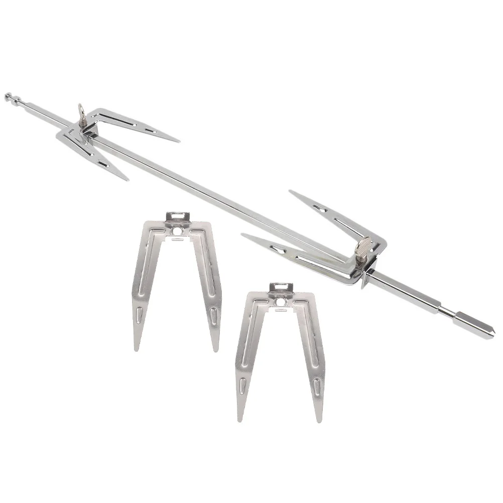 

1 Set of BBQ Kitchen Grill Forks Stainless Steel Food Forks Oven Accessory