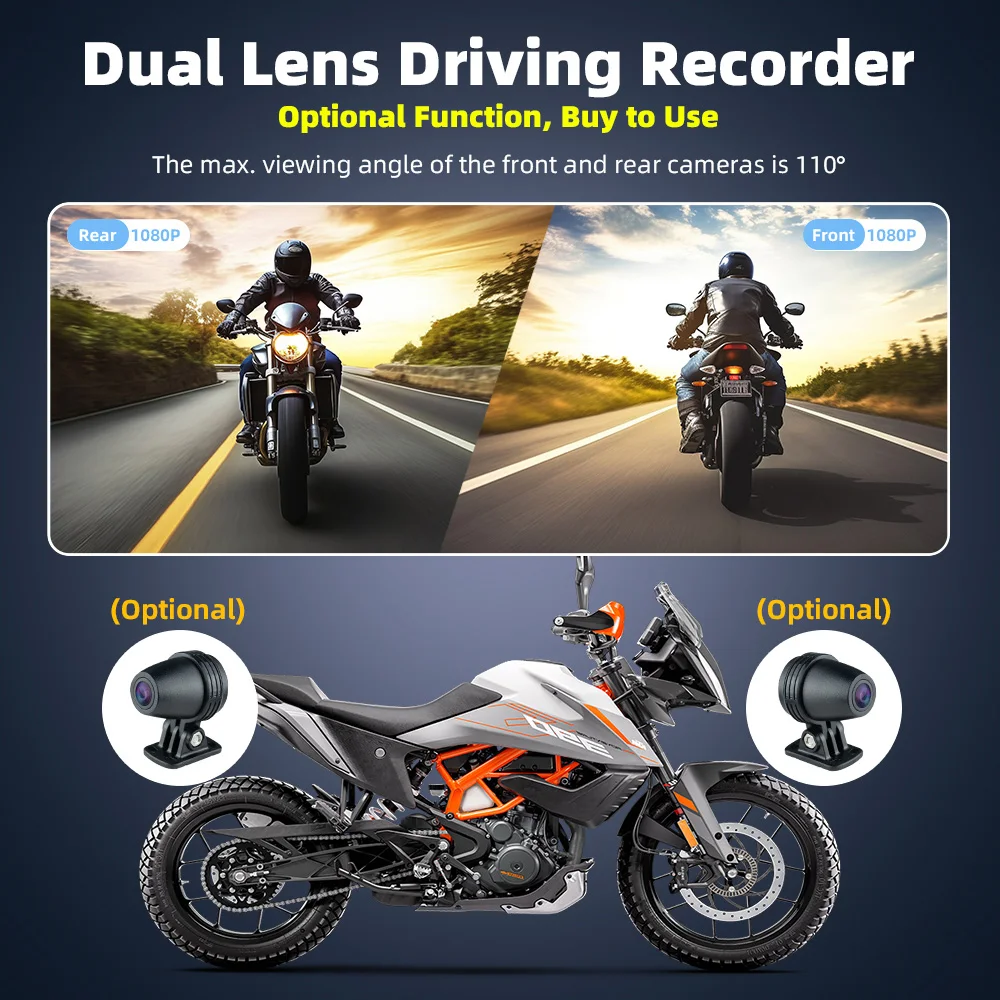 EKIY MTC03 6 25 водонепроницаемый экран для мотоцикла Apple Carplay портативный беспроводной