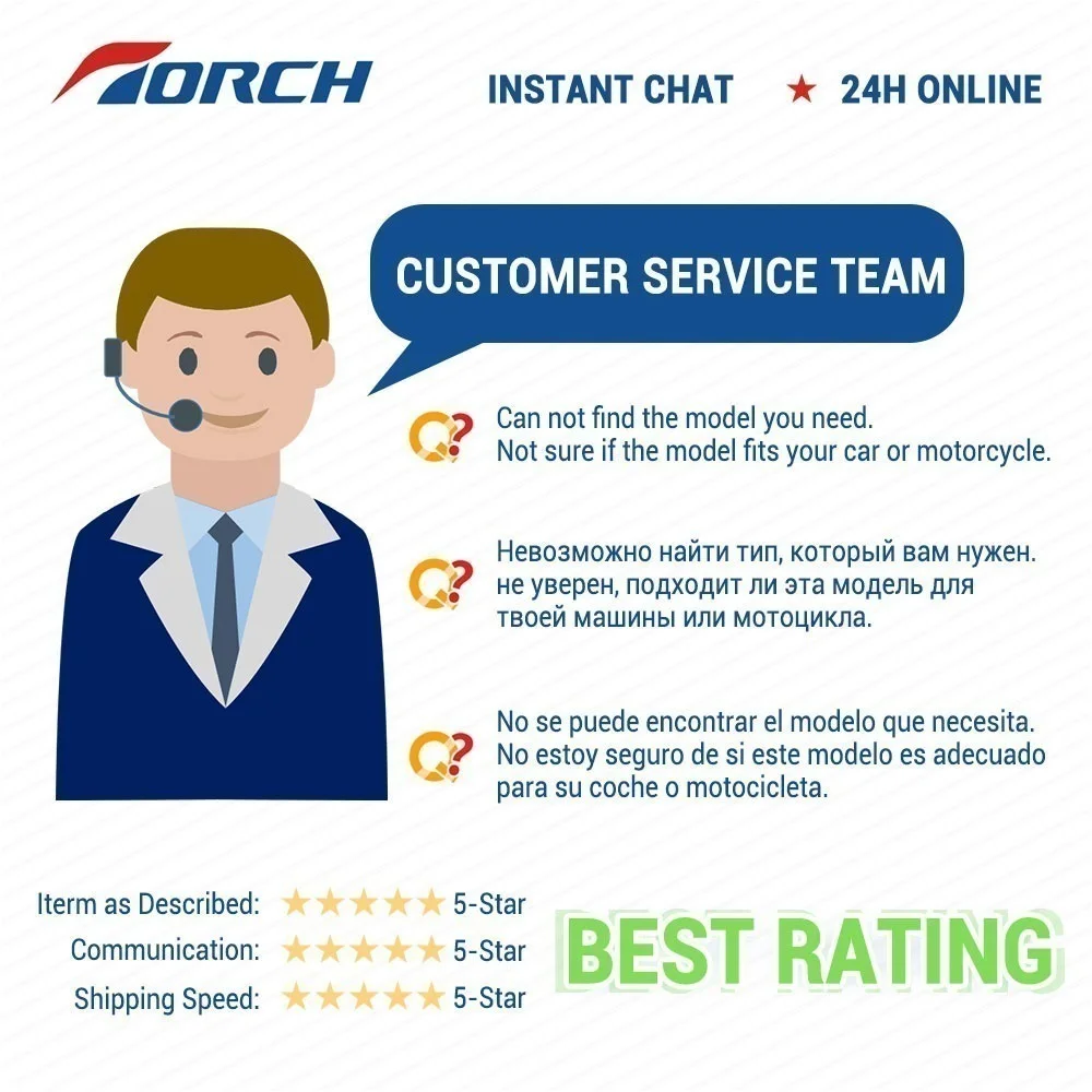 Свечи зажигания Torch LD8RTAIP высокой производительности с иридиево-платиновым электродом, оригинальные из Китая, для автомобильных заменительных частей, 2-8 штук.