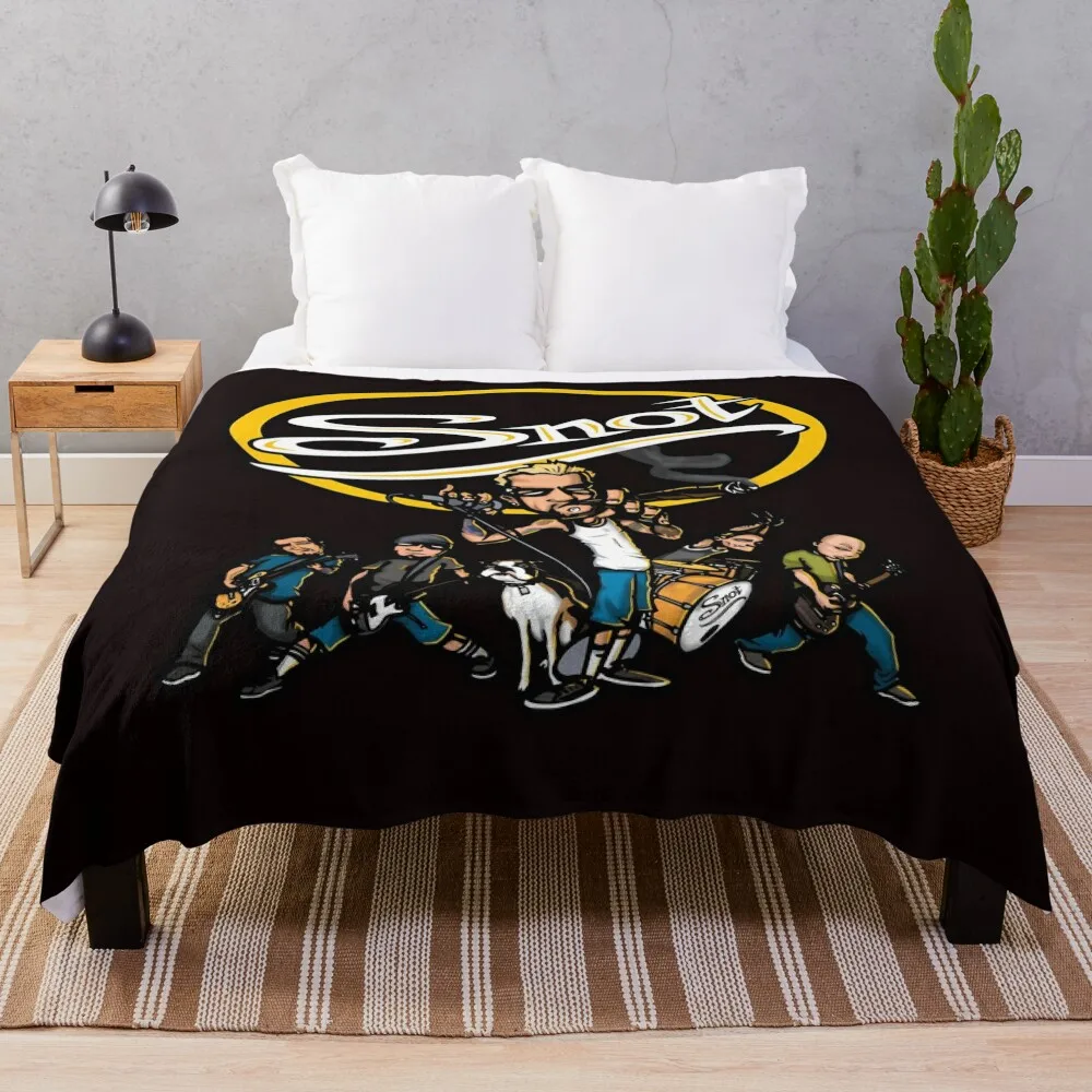 Snot Is An American Nu Metal Band из Санта-Клауса Барбары Плед Постельное белье Пляжные одеяла