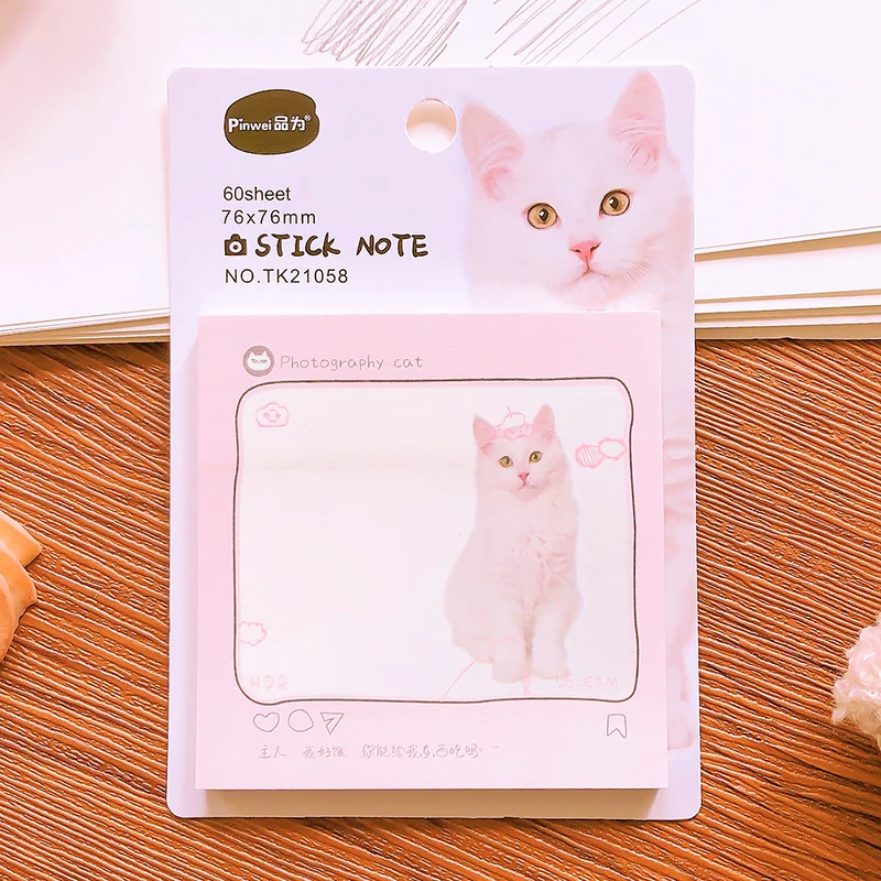 

Блокнот с кошкой