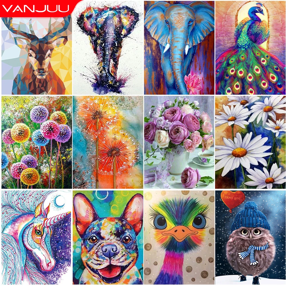 5D алмазная живопись полная картина слон искусственное животное вышивка Diy Стразы