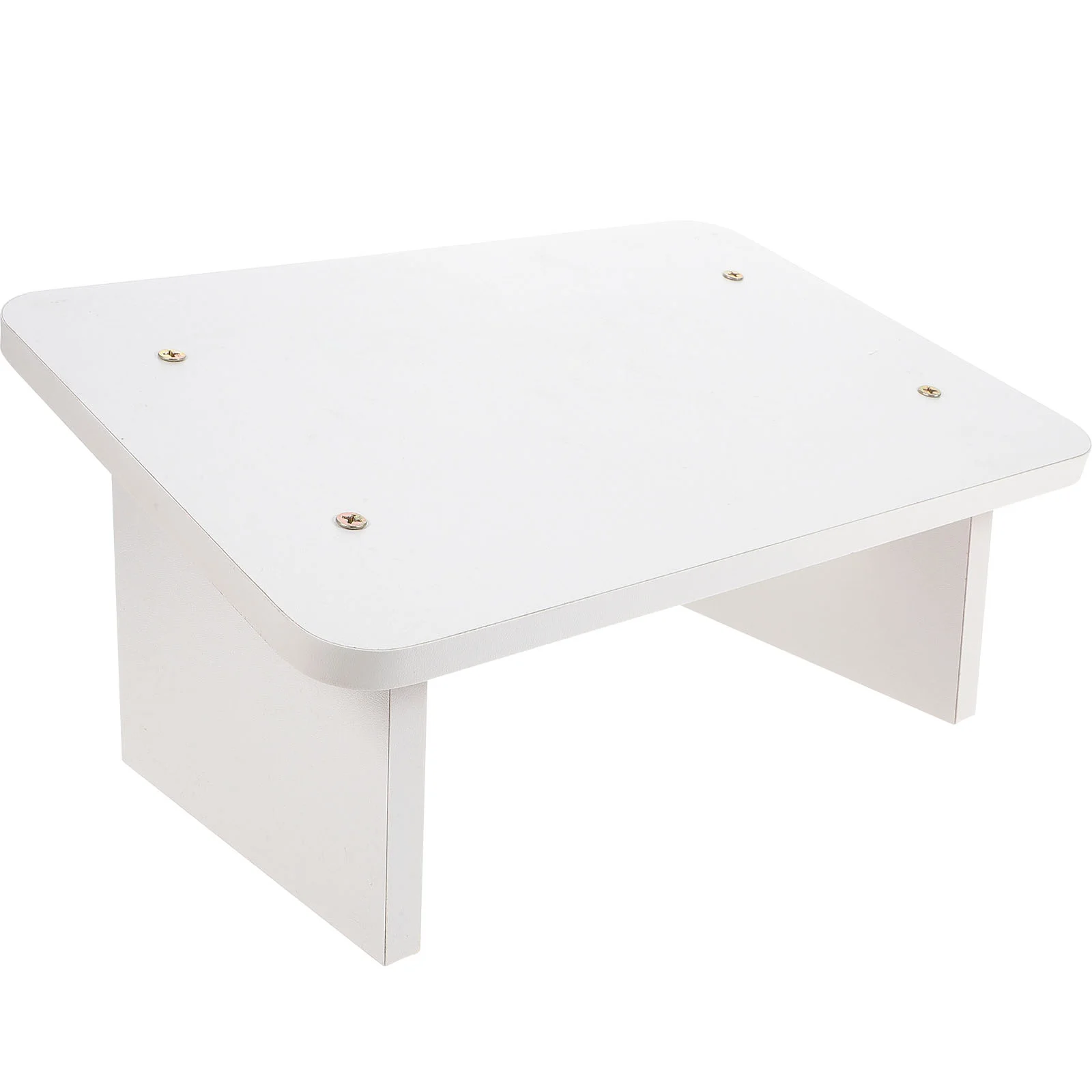 

Step Wooden Foot Stool Wooden Ottoman Tilted Footrest Stool Nursing Ergonomic Human Body Home White Office