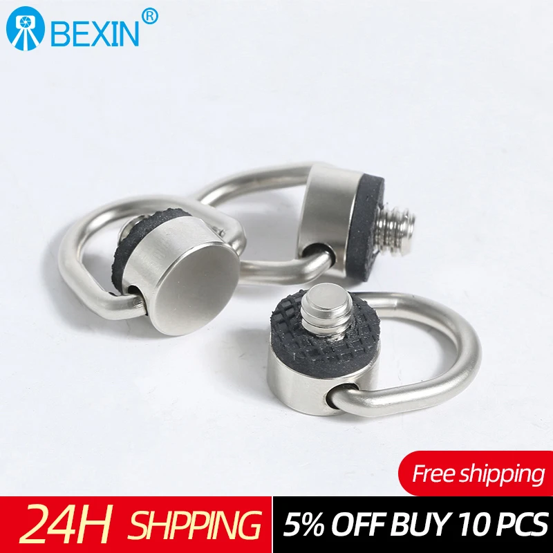 

Винтовое крепление для камеры Dslr 1/4, d-образное кольцо, БЫСТРОРАЗЪЕМНАЯ пластина 1/4 дюйма, винтовой адаптер для камеры, аксессуары для фотосъ...