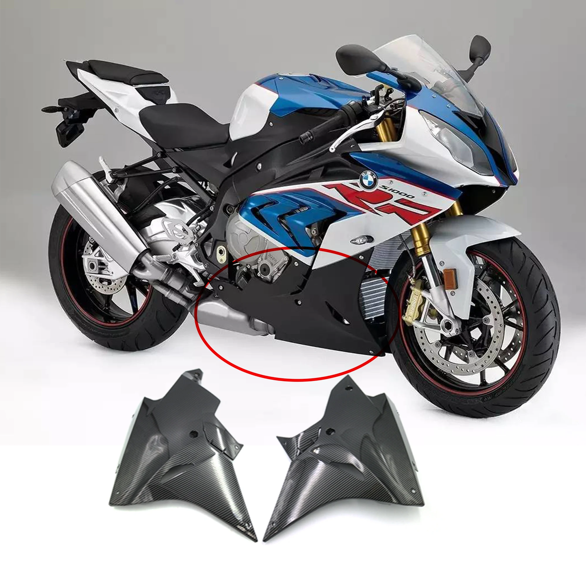

Carbon Fiber Look Lower Bodywork Belly Pan Fairing For BMW S1000RR S1000 RR 2015 2016 S1000RR
