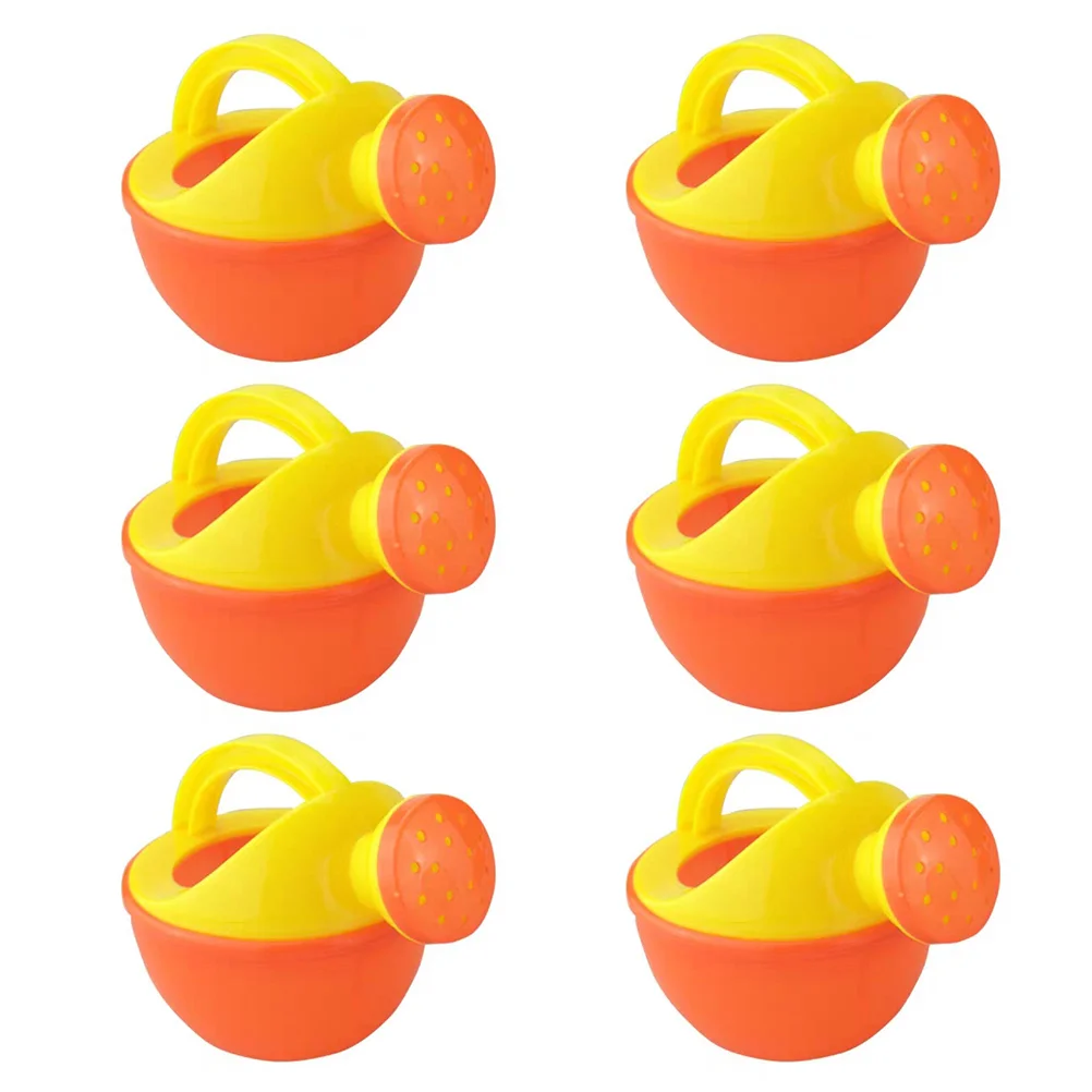 

6 Pcs Portable Lightweight Practical Plastic Watering Pots Gardening Watering Can for Boys Girls