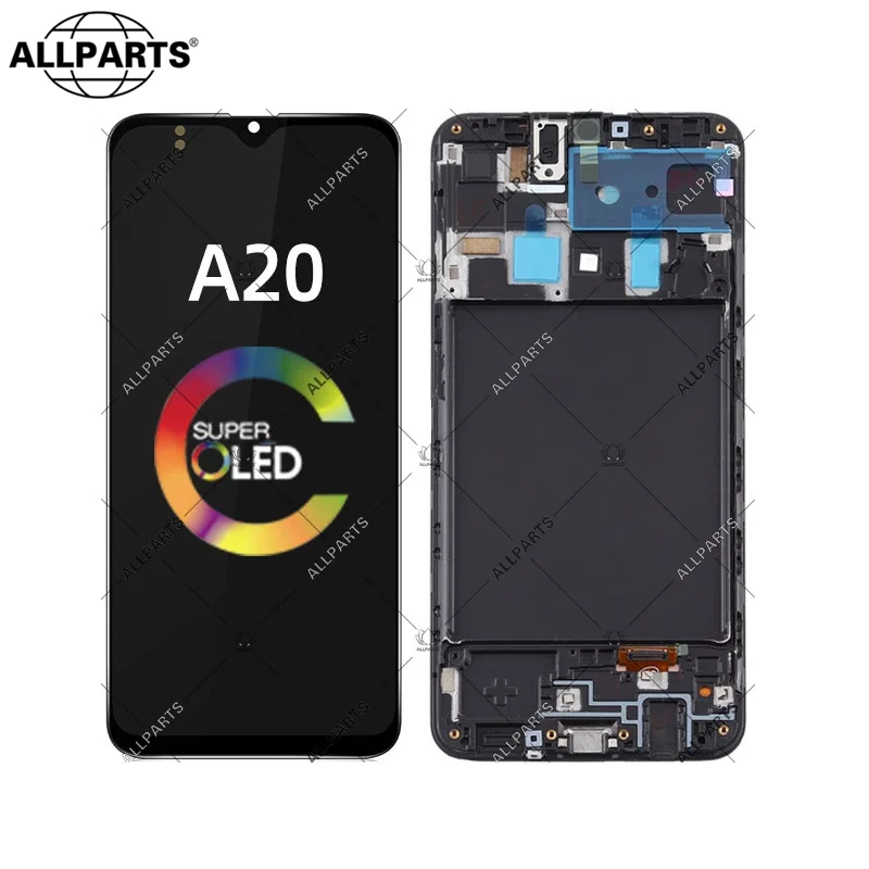 6.4 &quot тачскрин Дисплей для Samsung Galaxy A20 LCD экран в сборе с тачскрином Оригинал A205F