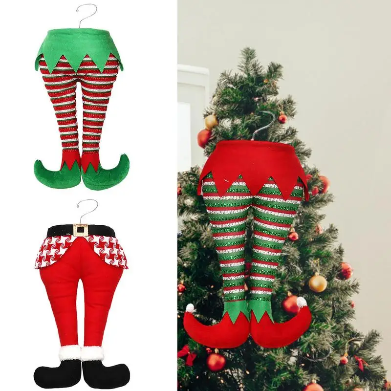

Christmas Elf Legs Decor Adorable Christmas Elf Legs Decor Cotton Christmas Elf Stuffed Leg Christmas Elf Stuffed Legs For