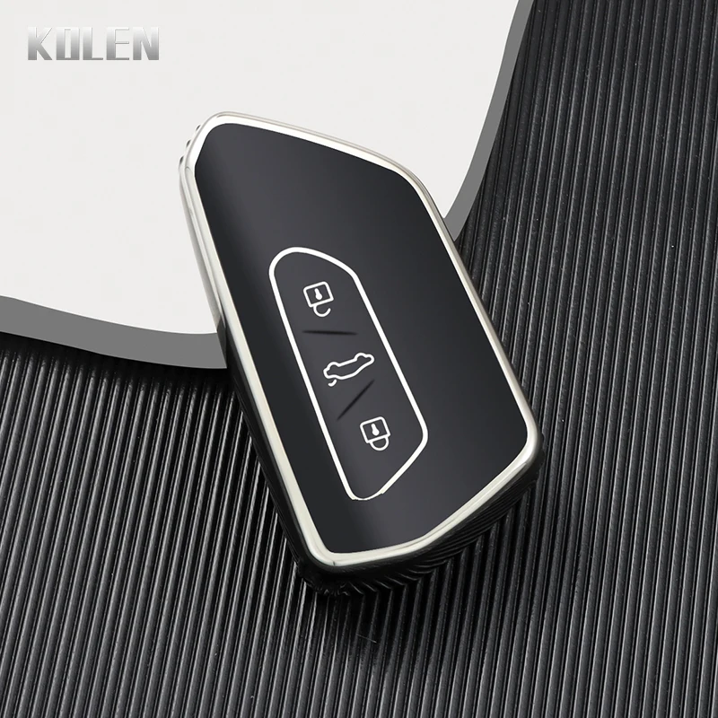 

Новый чехол из ТПУ для автомобильного смарт-ключа, брелок для Volkswagen VW Golf 8 MK8 2020, для Skoda Octavia A8 для Seat Leon MK4, аксессуары