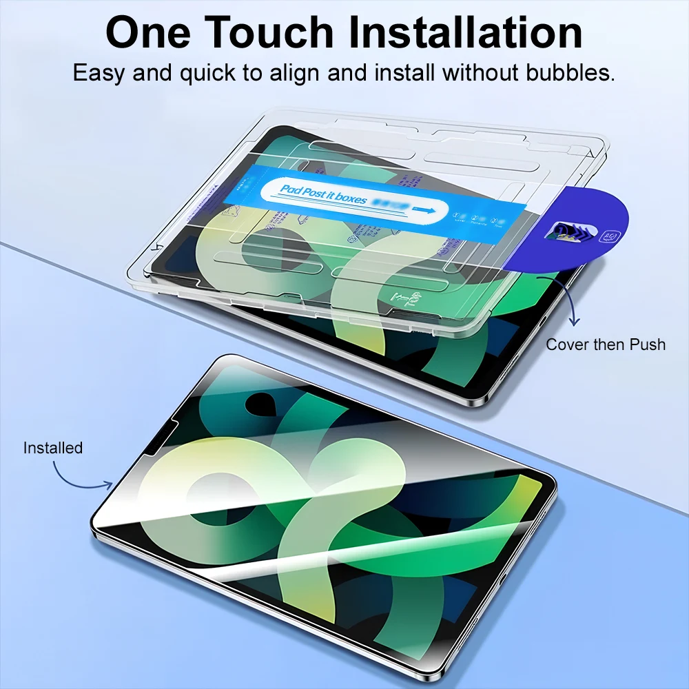 Фото Защитная пленка из закаленного стекла One Click с полным покрытием 9H для iPad Air 13